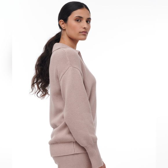 [XL] NWT Paper Label V-Neck Caspian Pullover Cotton Knit Sweater - Picture 2 of 10